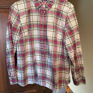 Ladies plaid blouse